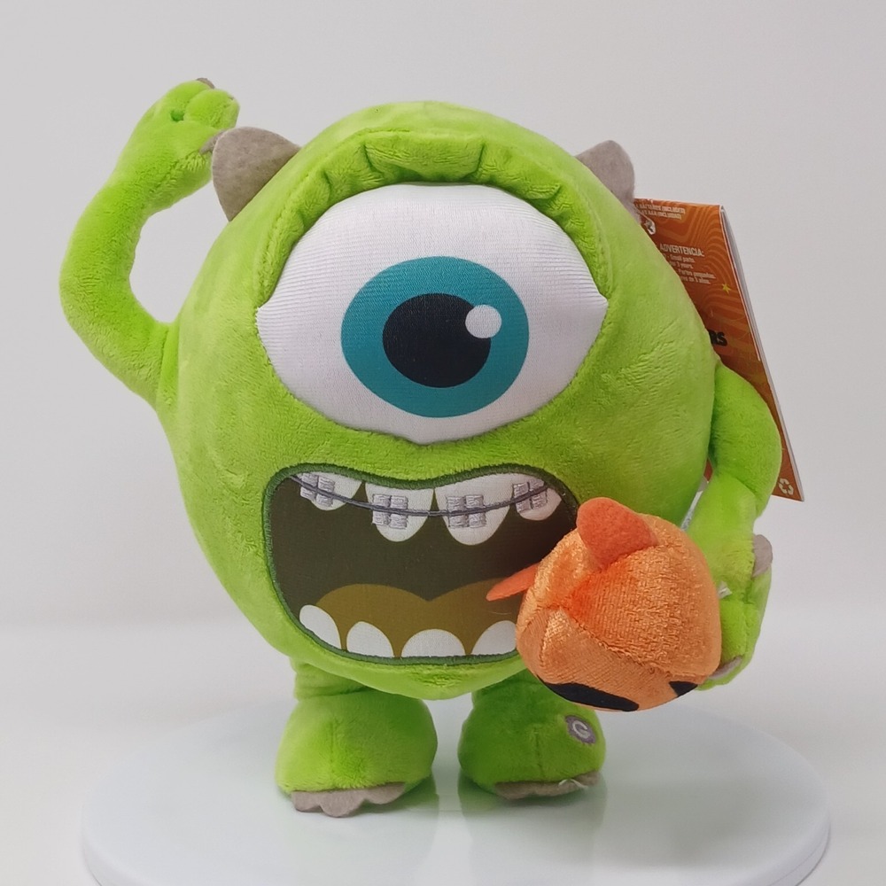 Disney Pixar Monsters Inc Mike Wazowski Plush Waddler Music Halloween 10"